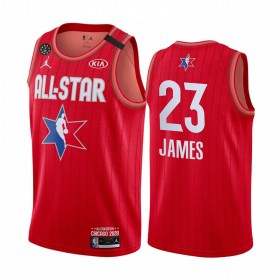 NBA Los Angeles Lakers Trikot LeBron James 23 2020 All-Star Jordan Brand Rot Swingman - Herren